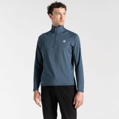 Bluza turystyczna męska Dare 2B Fuse Up II termoaktywna. Czarne bluzy męskie Dare 2B, na zimę, m, bez wzorów, z elastanu, sportowe, bez ramiączek, bez kaptura. W wyprzedaży za 159.99 zł.