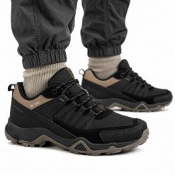 Buty męskie sportowe trekkingowe DK SPIDER SOFTSHELL. Brązowe trekkingi męskie DK, z jeansu, bez zapięcia. Za 169.00 zł.