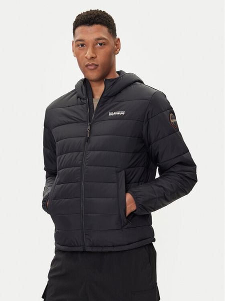 Napapijri Kurtka zimowa A-Gesar H NP0A88U3 Czarny Regular Fit. Czarne kurtki męskie Napapijri, na zimę, m, bez wzorów, z syntetyku, bez kaptura. Za 888.36 zł.