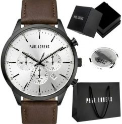 Zegarek Paul Lorens Zegarek męski LARGO Dual Time. Zegarki męskie Paul Lorens, bez wzorów. Za 239.00 zł.