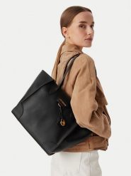 LOVE MOSCHINO Torebka JC4158PP1PL1300A Czarny. Czarne shopperki damskie Love Moschino, bez wzorów, ze skóry, bez dodatków. Za 1,099.00 zł.