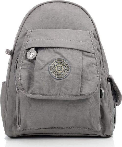 Bag Street Plecak damski szary Bag Street 2229-GR. Szare plecaki damskie Bag Street, bez wzorów, street. Za 151.61 zł.