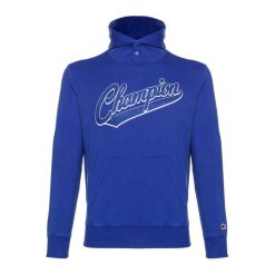 Bluza męska Champion Rochester. Niebieskie bluzy męskie Champion, m, bez wzorów, casualowe, bez ramiączek, bez kaptura. Za 149.99 zł.