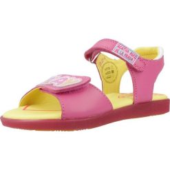 Sandały AGATHA RUIZ DE LA PRADA 242960A Rose. Czerwone sandały damskie Agatha Ruiz de la Prada, bez wzorów, ze skóry, bez obcasa, bez zapięcia. Za 250.80 zł.