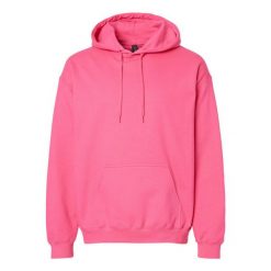 Bluza Z Kapturem Dla Dorosłych Unisex Softstyle Midweight. Czerwone bluzy męskie GILDAN, m, bez wzorów, bez ramiączek, z kapturem. Za 146.99 zł.
