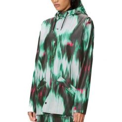 Kurtka RAINS JACKET W3 Zielony. Zielone kurtki męskie Rains, bez wzorów, z syntetyku, bez kaptura. Za 404.02 zł.