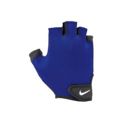 Rękawiczki męskie NIKE MEN'S ESSENTIAL FITNESS GLOVES. Niebieskie rękawiczki męskie Nike, bez wzorów. Za 99.99 zł.
