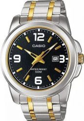 Zegarek Casio ZEGAREK MĘSKI CASIO MTP-1314SG 1AVDF (zd024d). Zegarki męskie Casio, bez wzorów. Za 214.87 zł.