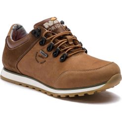 Trekkingi NIK - 03-0459-02-3-04-03 Rudy. Brązowe buty zimowe męskie Nik, z materiału, bez zapięcia. W wyprzedaży za 209.00 zł.