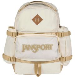 Plecak sportowo-turystyczny dla dorosłych Seattle Pack Backpack. Szare plecaki męskie Jansport, bez wzorów, z materiału, sportowe. Za 349.99 zł.