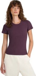 4f Koszulka damska ciemny fiolet 4FWAW25TTSHF2337 50S M. Bluzki damskie 4F, m, bez wzorów, bez kołnierzyka, bez ramiączek. Za 59.98 zł.