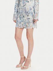 Guess Spódnica mini W5GD1T WHAD2 Niebieski Regular Fit. Niebieskie spódnice damskie Guess, m, z aplikacjami, z syntetyku, mini. Za 329.99 zł.