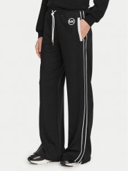 MICHAEL Michael Kors Spodnie dresowe MR630Y0K8N Czarny Regular Fit. Czarne spodnie dresowe damskie MICHAEL Michael Kors, bez wzorów, z dresówki. Za 789.99 zł.