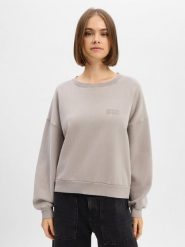 American vintage Bluza Kobiety Bawełna szary, S. Szare bluzy damskie American Vintage, s, bez wzorów, z bawełny, vintage, bez ramiączek, bez kaptura. Za 579.95 zł.