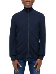 Mustang Style Escondido Dark Sapphire 1016302 4136 MĘSKI SWETER. Niebieskie swetry męskie Mustang, m, bez wzorów, bez kołnierzyka, bez ramiączek. Za 149.99 zł.