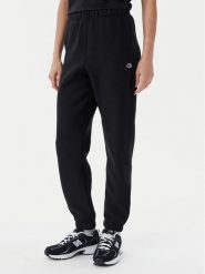 Champion Spodnie dresowe 117872 Czarny Slim Fit. Czarne spodnie dresowe damskie Champion, bez wzorów, z bawełny. Za 209.99 zł.
