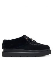 Guess Śniegowce FLFKEY LEA19 Czarny. Czarne śniegowce damskie Guess, ze skóry, bez zapięcia. Za 584.99 zł.