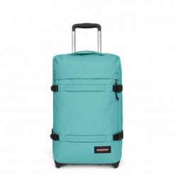 Walizka na kółkach Eastpak Transit'R S. Niebieskie walizki męskie Eastpak, bez wzorów. Za 689.50 zł.