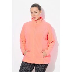 Damskie Bluza polarowa system modułowy do wpinania z recyklingu. Czerwone bluzy damskie Ulla Popken, plus size, bez wzorów, z materiału, bez ramiączek, bez kaptura. Za 199.99 zł.