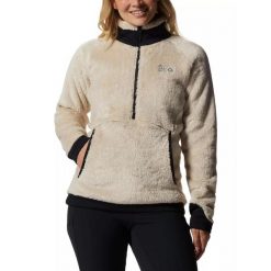 Damski sweter polarowy Mountain Hardwear Polartec High Loft. Brązowe swetry nierozpinane damskie MOUNTAIN HARDWEAR, na zimę, s, bez wzorów, z polaru, sportowe, bez kołnierzyka, bez ramiączek. Za 729.00 zł.