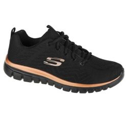 Buty Skechers Get Connected, Kobiety. Czarne obuwie sportowe damskie Skechers, bez wzorów, z materiału, bez zapięcia, trekkingowe, Skechers Sport. Za 291.00 zł.