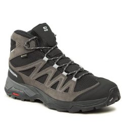 Trekkingi Salomon. Brązowe obuwie trekkingowe damskie Salomon, bez zapięcia. Za 679.99 zł.