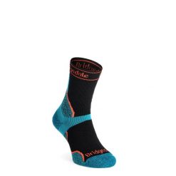 Skarpety biegowe damskie Bridgedale Trail Run Midweight T2 Merino Sport Crew. Czarne skarpetki damskie Bridgedale, bez wzorów. Za 76.99 zł.