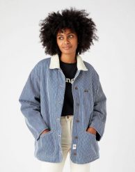 WRANGLER DUVET JACKET DAMSKA KURTKA PRZEJŚCIOWA W PASKI 112146068. Kurtki damskie Wrangler, s, bez wzorów, bez kaptura. Za 199.99 zł.