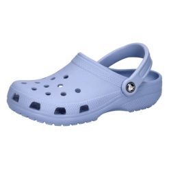 Klapki Crocs Classic Sabot U Dorośli. Niebieskie klapki męskie Crocs, bez wzorów, z materiału, bez zapięcia. Za 314.99 zł.