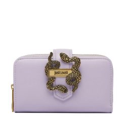 Portfel Just Cavalli. Fioletowe portfele damskie Just Cavalli. Za 374.99 zł.