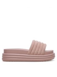 JENNY Klapki WFA2747-1 Różowy. Czerwone klapki damskie Jenny, bez wzorów, z materiału, bez obcasa, bez zapięcia. Za 79.99 zł.