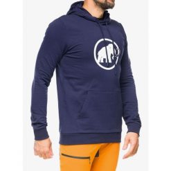Bluza męska Mammut ML Hoody Classic. Niebieskie bluzy męskie Mammut, m, bez wzorów, casualowe, bez ramiączek, bez kaptura. Za 404.70 zł.