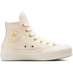 Sneakers Converse Chuck Taylor As Lift. Brązowe buty zimowe męskie Converse, bez wzorów, ze skóry ekologicznej, bez obcasa, bez zapięcia. Za 363.99 zł.