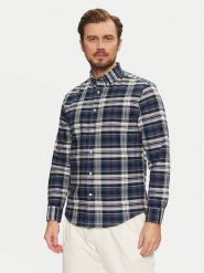 Tommy Hilfiger Koszula Heritage MW0MW37566 Granatowy Regular Fit. Niebieskie koszule męskie Tommy Hilfiger, l, bez wzorów, z bawełny, bez kołnierzyka, bez ramiączek. Za 259.99 zł.