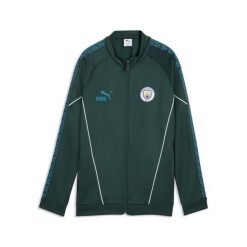 Młodzieżowa kurtka Manchester City KING Anthem PUMA. Niebieskia kurtki męskie Puma, m, bez wzorów, młodzieżowe, bez kaptura. Za 339.00 zł.