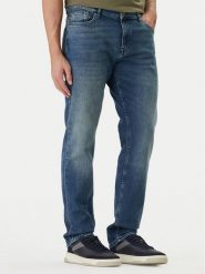 BOSS Jeansy Delaware 50524008 Niebieski Slim Fit. Niebieskie jeansy męskie Boss, z bawełny. Za 549.99 zł.