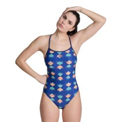 Strój Kąpielowy damski Arena Desert Vibes Swimsuit Booster. Niebieskie stroje kąpielowe damskie ARENA, m, bez wzorów, z materiału. Za 226.09 zł.
