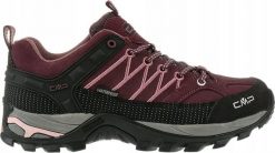 Buty trekkingowe damskie CMP CMP Rigel Low WP 3Q13246-H910 Bordowe 38. Czerwone obuwie trekkingowe damskie CMP, bez zapięcia. Za 395.99 zł.