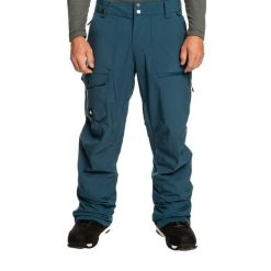 Spodnie snowboardowe męskie Quiksilver Utility. Niebieskie spodnie sportowe męskie Quiksilver, m, bez wzorów, narciarskie. Za 479.99 zł.