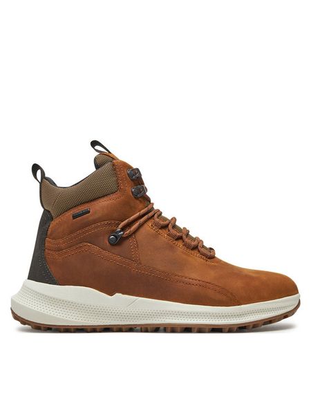 Geox Trzewiki U Pg1X B Abx U46E0C 0FF11 C6001 Brązowy. Brązowe botki męskie Geox, bez wzorów, z materiału, bez obcasa, bez zapięcia. Za 489.99 zł.