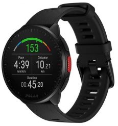 Polar Pacer czarny S-L. Czarne zegarki sportowe Polar, bez wzorów, z polaru, do biegania. Za 749.00 zł.