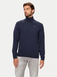 Napapijri Golf Damavand NP0A4GJT Granatowy Regular Fit. Niebieskie swetry męskie Napapijri, m, bez wzorów, z wełny, bez kołnierzyka, bez ramiączek. Za 289.99 zł.
