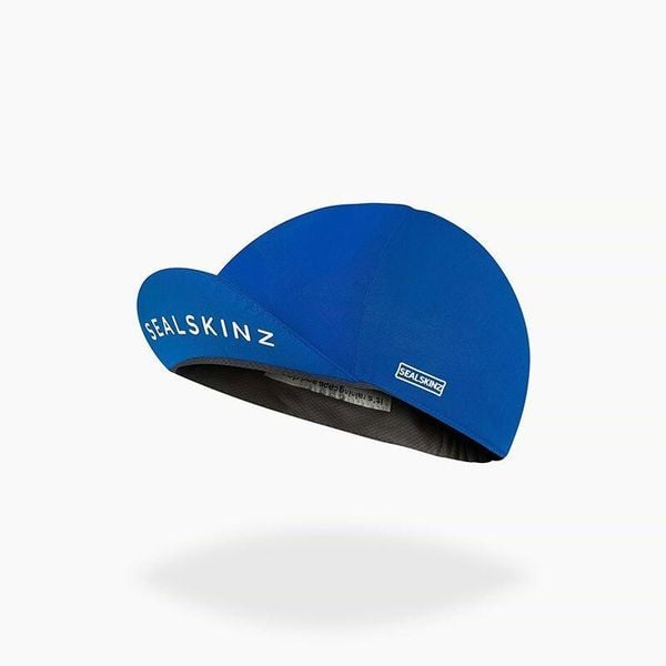 Czapka Sealskinz Trunch. Niebieskie czapki damskie SEALSKINZ, bez wzorów, sportowe. Za 184.00 zł.
