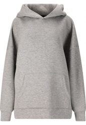 Bluza damska z kapturem Athlecia Larisa. Szare bluzy damskie Athlecia, bez wzorów, z bawełny, bez ramiączek, z kapturem. Za 219.00 zł.
