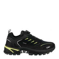 Buty trekkingowe męskie RIGEL 2.0 LOW FITGO skóra wodoodporne. Czarne trekkingi męskie CMP, z gumy, bez zapięcia. Za 599.99 zł.