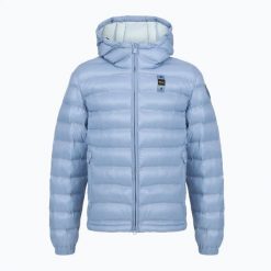 Kurtka męska Blauer USA Charles blue 80j. Niebieskie kurtki męskie Blauer, m, bez wzorów, z materiału. Za 1,249.00 zł.