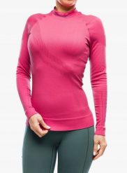 Bluza termoaktywna damska Brubeck Thermo Wool by Pustelnik - raspberry. Czerwone bielizna sportowa damska Brubeck, bez wzorów, bez ramiączek, bez kaptura. Za 293.58 zł.