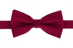 Wełniana Mucha Męska - His Story - Głęboka Czerwień. Czerwone krawaty i muchy His Story, z aplikacjami, z wełny, eleganckie. Za 49.00 zł.