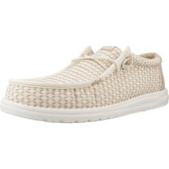 Buty HEY DUDE WALLY WOVEN Beżowy. Brązowe buty zimowe męskie PRO BRANDS, bez wzorów, z syntetyku, bez obcasa, bez zapięcia. Za 360.44 zł.