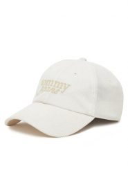 Tommy Jeans Czapka z daszkiem Script AW0AW17908 Écru. Białe czapki damskie Tommy Jeans, bez wzorów, z jeansu. Za 104.99 zł.